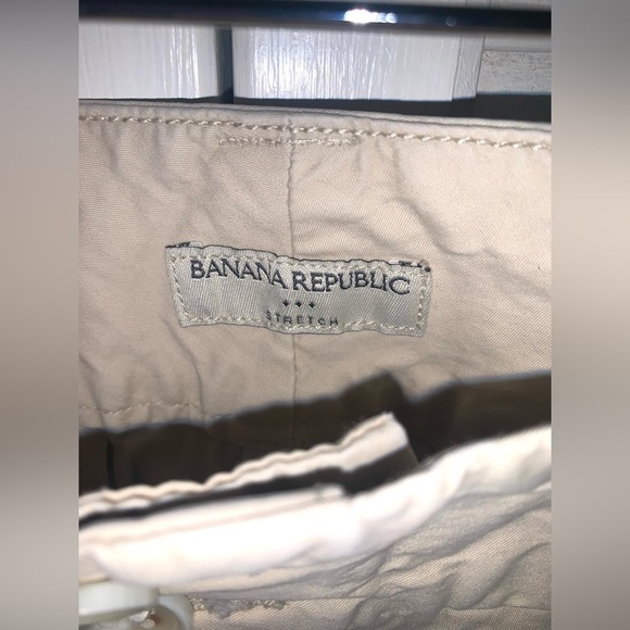 Banana republic stretch khaki cropped wide leg pants Size 4 - Picture 6 of 8